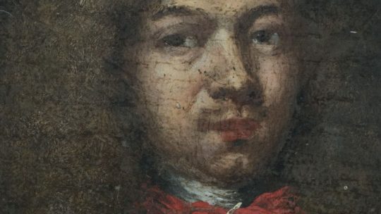 Michał Korybut Wiśniowiecki. Fragment portretu z trzeciej ćwierci XVII wieku.