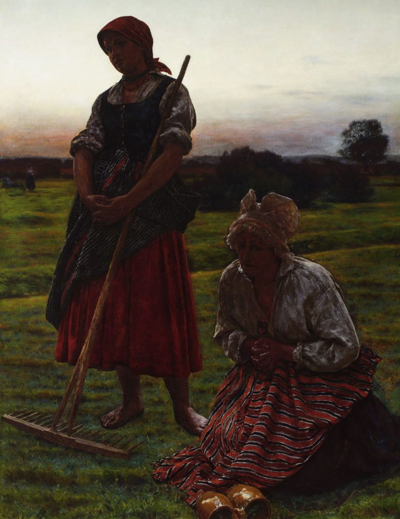 Modlitwa w polu na obrazie Aleksandra Gierymskiego.