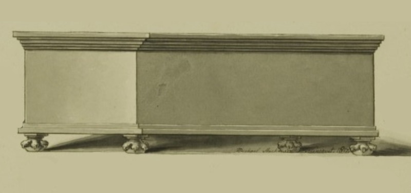 Sarkofag Barbary Zapolyi złożony w krypcie pod Kaplicą Zygmuntowską