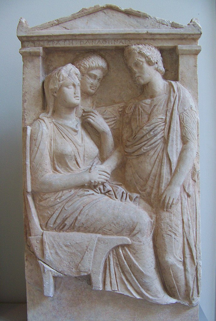 Stella z IV wieku p.n.e. przedstawiająca Lizystratę (KaDeWeGirl/CC BY 2.0).