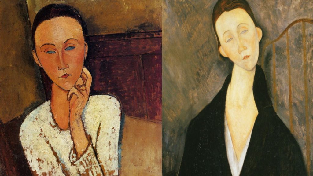 Lunia Czechowska na obrazach Modiglianiego z 1918 i 1919 roku.