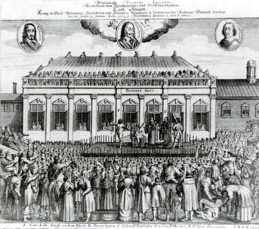 Egzekucja Karola I (domena publiczna).