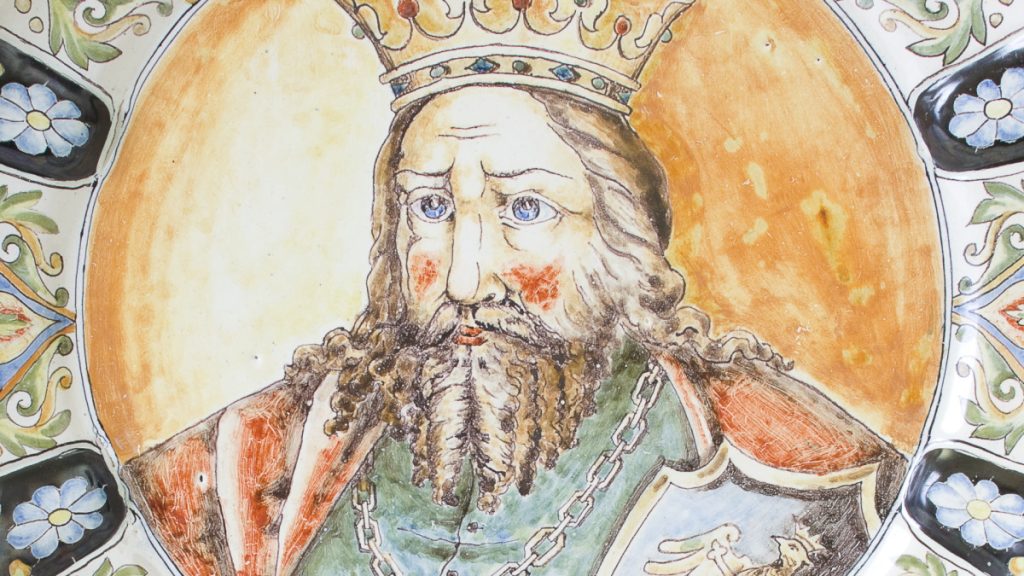 Kazimierz Wielki na XIX-wiecznej grafice. Po jego śmierci żaden przedstawiciel dynastii Piastów nie odzyskał już polskiej korony.
