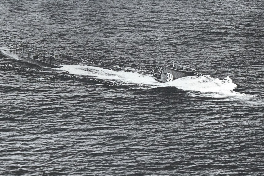U-39 był pierwszym niemieckim okrętem podwodnym zatopionym podczas II wojny światowej (domena publiczna).