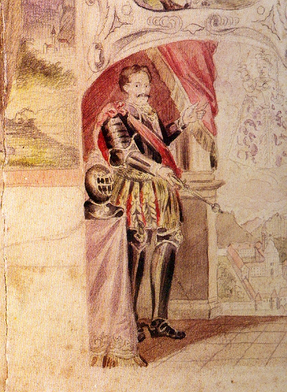 Herman II hrabia Celje. Wyobrażenie XVIII-wieczne.