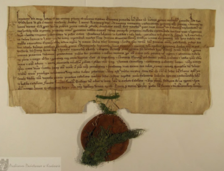 Władysław Łokietek odbiera dobra buntownikom krakowskim. Dokument z grudnia 1311 roku.