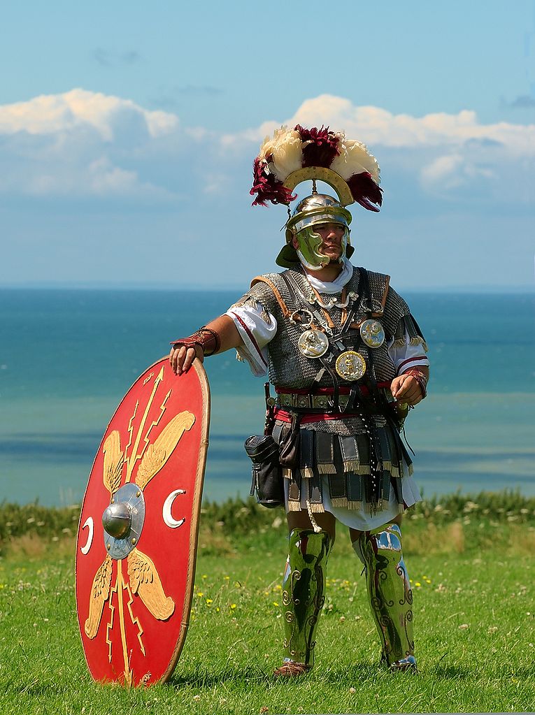 Rzymski centurion zarabiał 18 tysięcy sestercji rocznie (Luc Viatour/CC BY-SA 3.0).