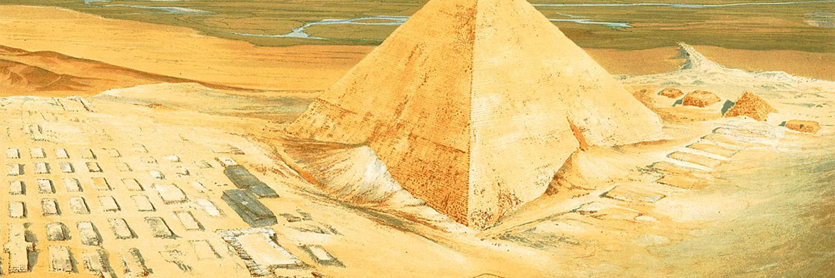 Wielka piramida na XIX-wiecznej grafice