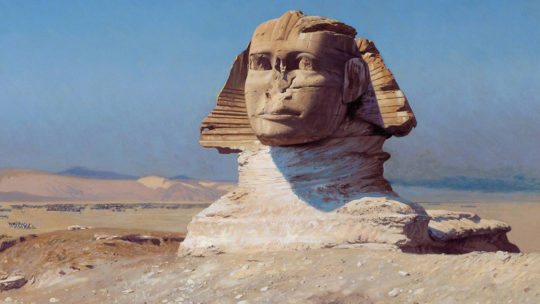 Wielki Sfinks pod koniec XIX wieku