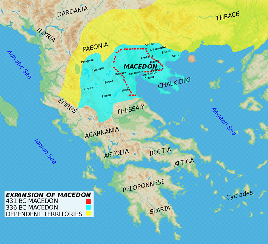 Ekspansja Macedonii w IV wieku p.n.e.