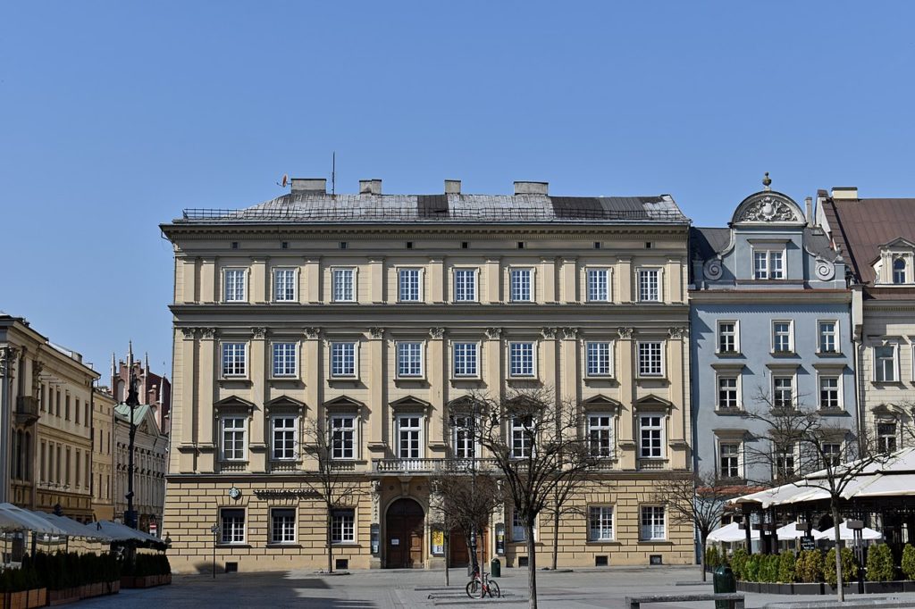Pałac pod Baranami przy krakowskim Rynku (Zygmunt Put/CC BY-SA 4.0).