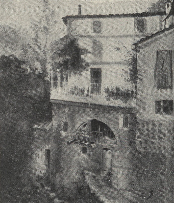 Villa Son-Vent na obrazie Władysława Granzowa (domena publiczna).