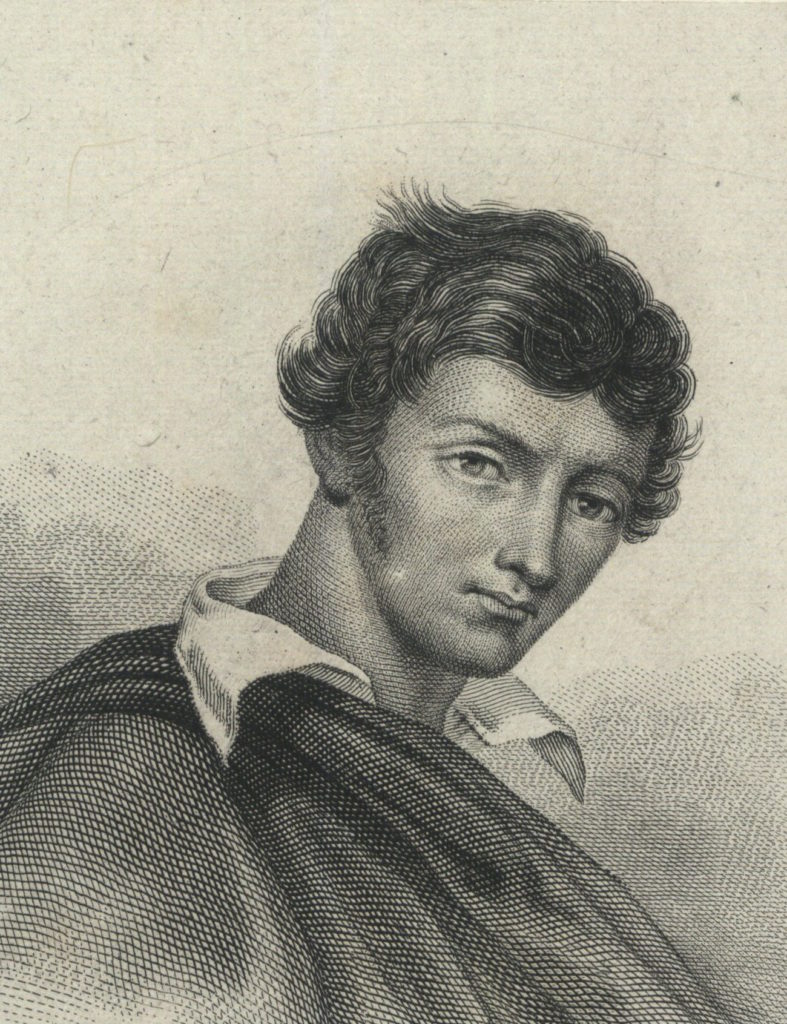 Portret Adama Mickiewicza z końca lat 20. XIX wieku (Joachim Lelewel/domena publiczna).