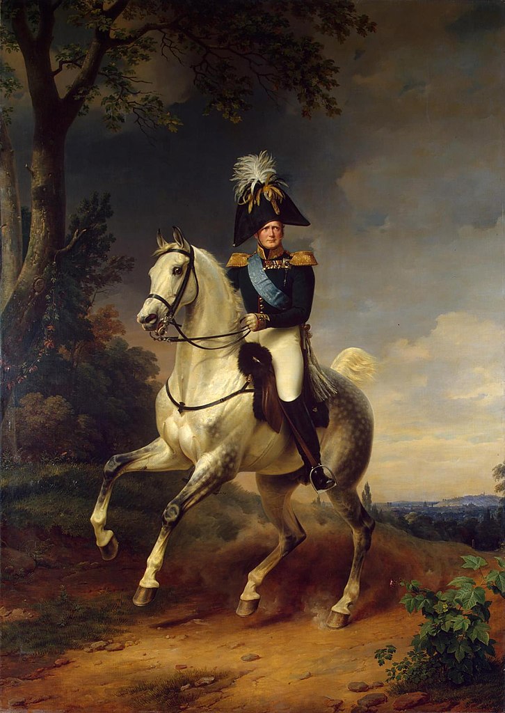 Car Aleksander chciał przekonać Napoleona, że jest jego wiernym sojusznikiem (Franz Krüger/domena publiczna).