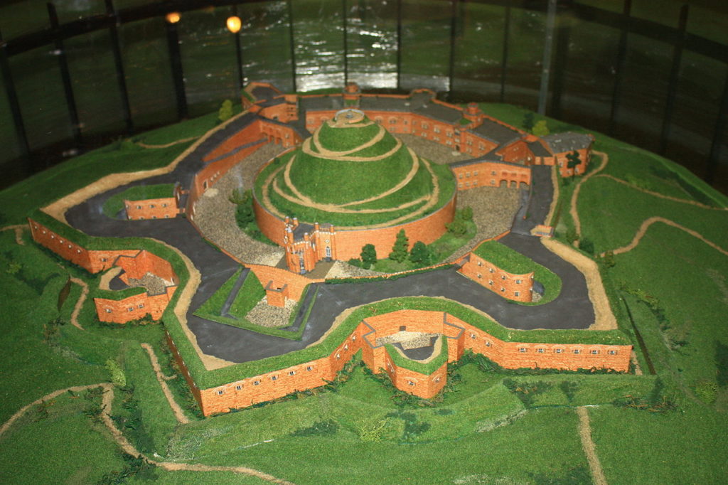 Makieta przedstawiająca fort cytadelowy 2 „Kościuszko” (Dawid Galus/CC BY-SA 3.0 PL).
