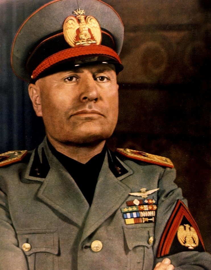 Mussolini kompletnie nie spodziewał się aresztowania (domena publiczna).