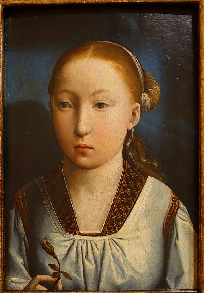 Domniemany portret Katarzyny Aragońskiej z około 1496 (Juan de Flandes/domena publiczna).