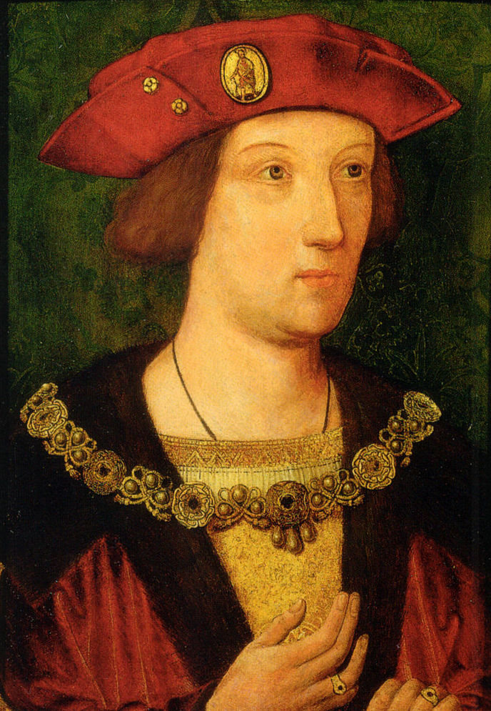 Ślubny portret Artura Tudora (domena publiczna).