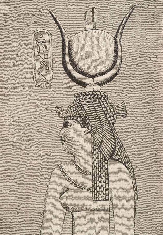 Wizerunek Kleopatry jako bogini Izydy – płaskorzeźba ze świątyni w Denderze (TIMEA/CC BY-SA 2.5).