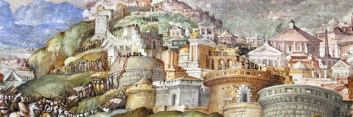 Zdobycie Wejów przez starożytnych Rzymian. Wyobrażenie XVI-wieczne.