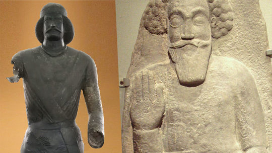 Partyjskie dzieła sztuki: posąg możnowładcy i relief z II wieku n.e.
