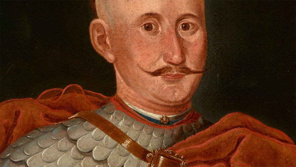 Portret szlachecki z początku XVIII wieku.