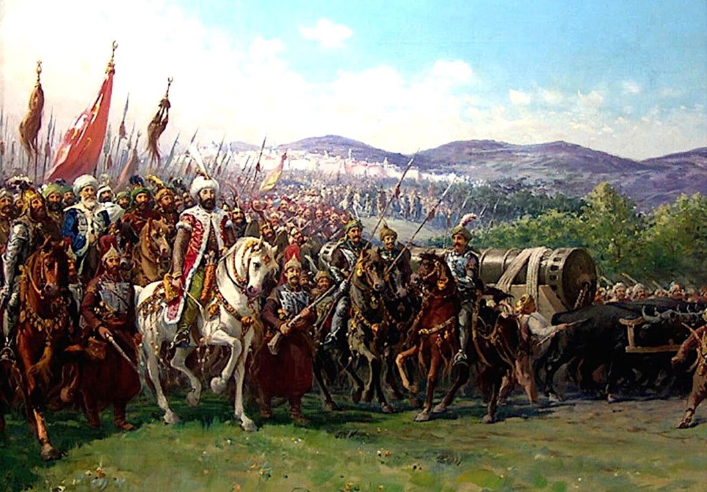 Sułtan Mehmed II w drodze do Konstantynopola (Fausto Zonaro/domena publiczna).