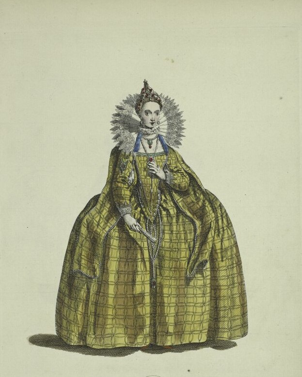 Wyobrażenie Elżbiety I z końca XVIII wieku (domena publiczna).