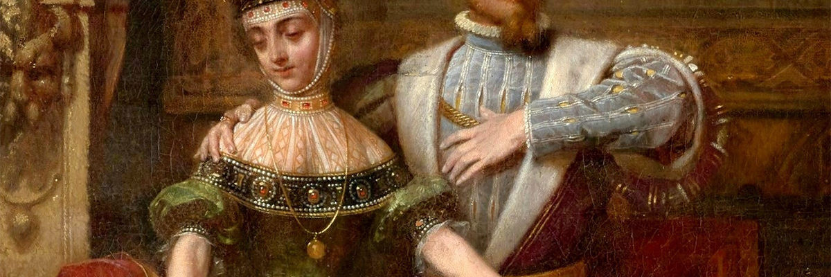 Zygmunt August i Barbara Radziwiłłówna na XIX-wiecznym obrazie