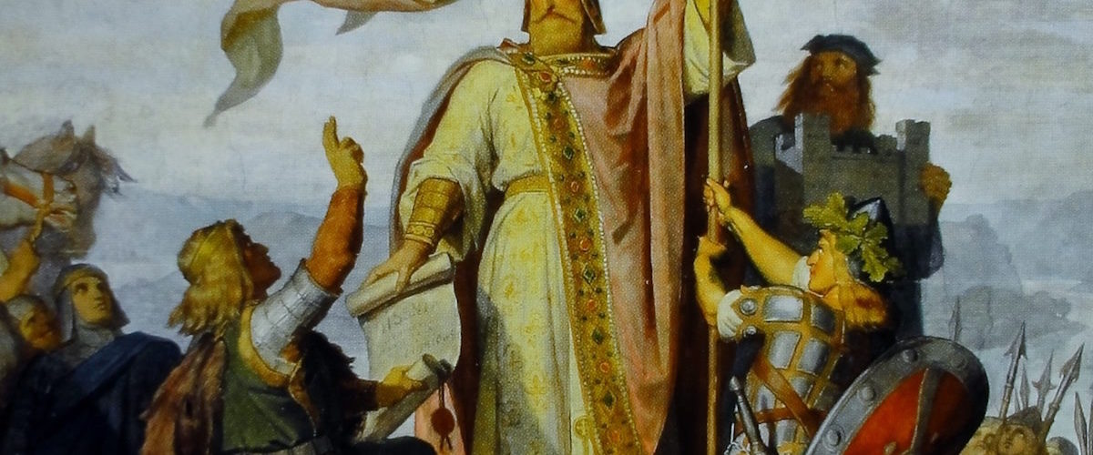 Henryk Ptasznik na XIX-wiecznym obrazie
