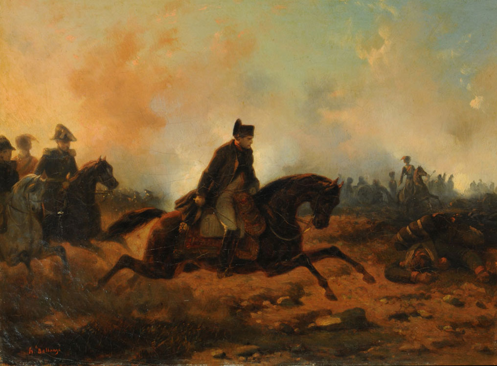 Napoleon pod Waterloo (Hippolyte Bellangé/domena publiczna).