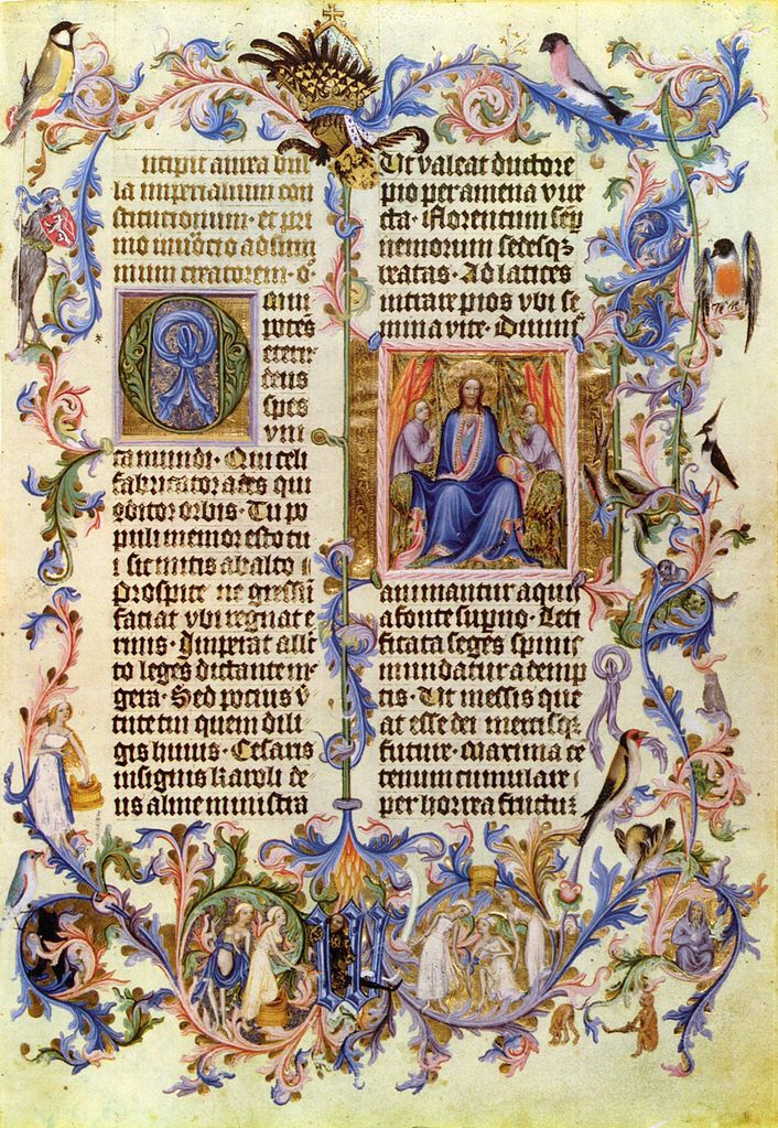 Pierwsza karta Złotej Bulli. Kopia z 1400 roku (domena publiczna).