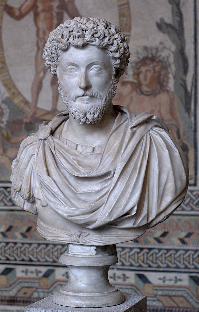 Popiersie Marka Aureliusza (Bibi Saint-Pol/domena publiczna).