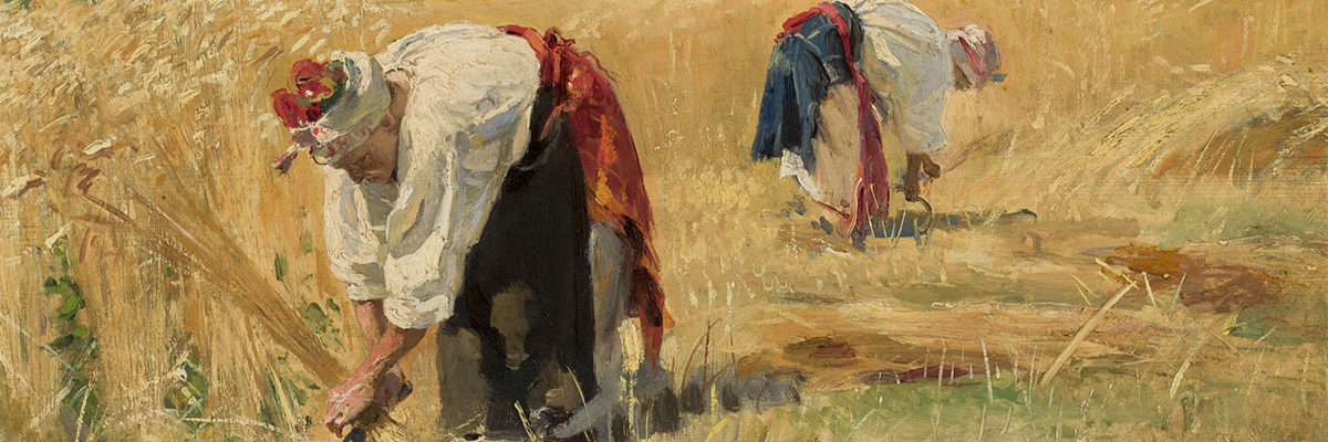 Żniwa. XIX-wieczny obraz Aleksandra W. Makowskiego