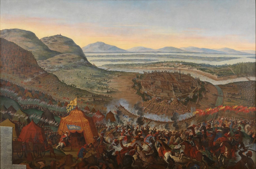Bitwa pod Wiedniem na obrazie Fransa Geffelsa (domena publiczna).