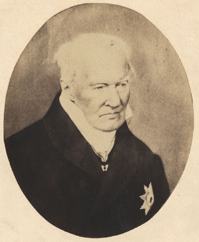 Zdjęcie Alexandra von Humboldta z 1857 roku