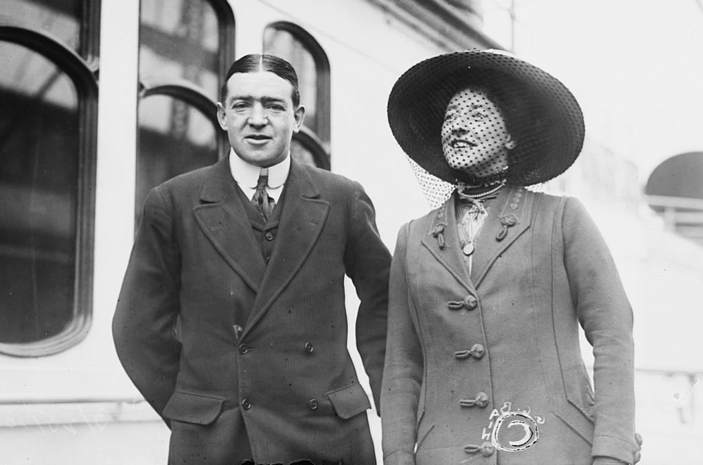 Ernest Shackleton wraz z żoną Emily (domena publiczna).