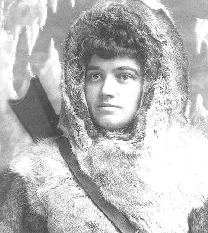 Josephine Peary na zdjęci z 1892 roku (domena publiczna).