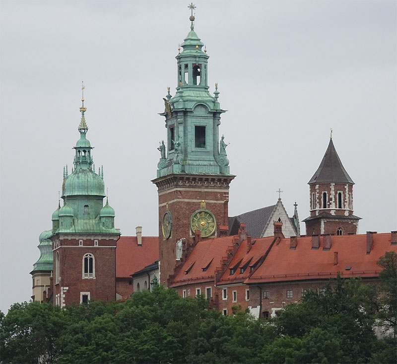 Wieże katedry na Wawelu