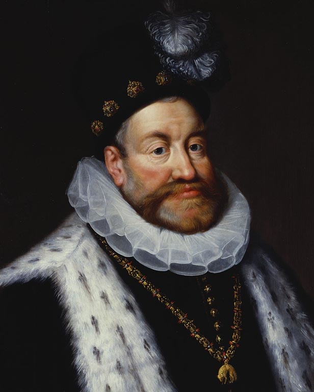 Rudolf II na portrecie nieznanego artysty (domena publiczna).