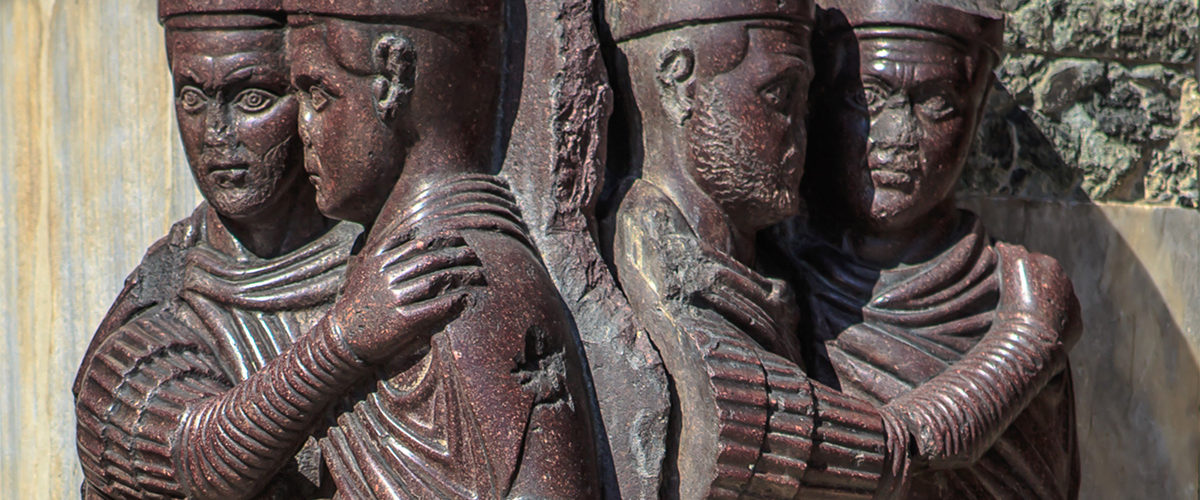 Rzymscy tetrarchowie. Rzeźba z końca III wieku.