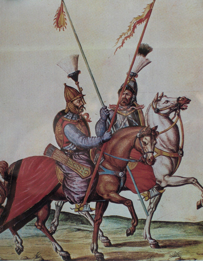 Tureccy kawalerzyści z drugiej połowy XVII wieku (domena publiczna).