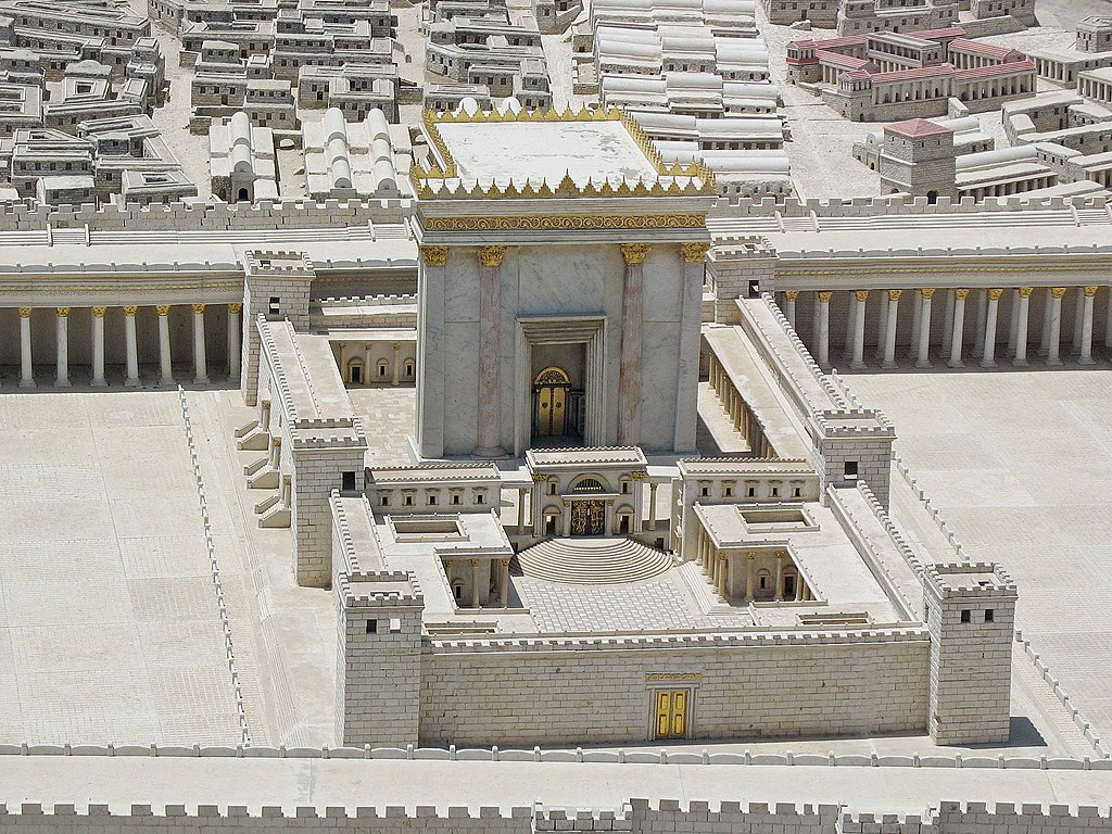 Współczesny model Drugiej Świątyni w Jerozolimie (Ariely/CC BY 3.0).