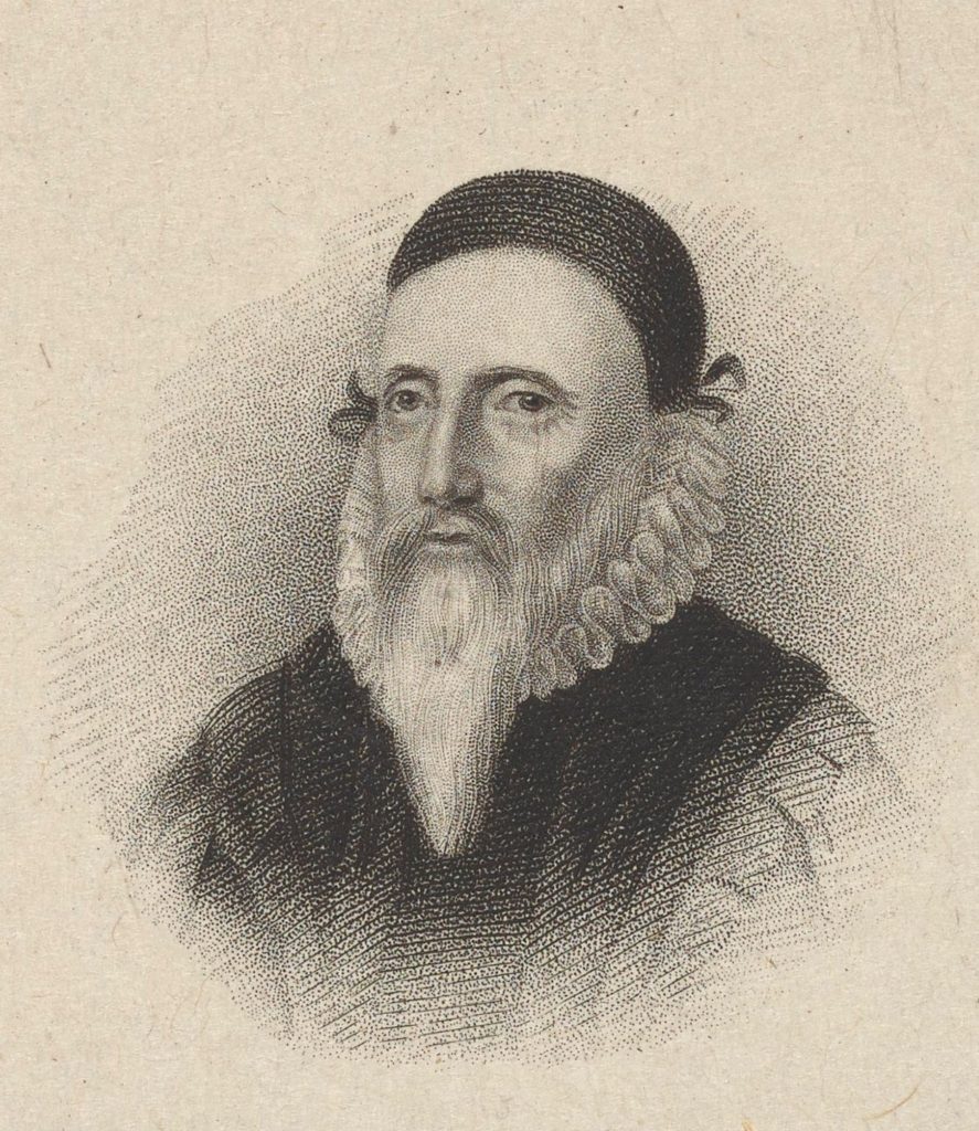 Wyobrażenie Johna Dee z XIX wieku (domena publiczna).