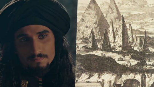 Z lewej: Al Mamun w arabskim filmie kostiumowym z 2018 roku.