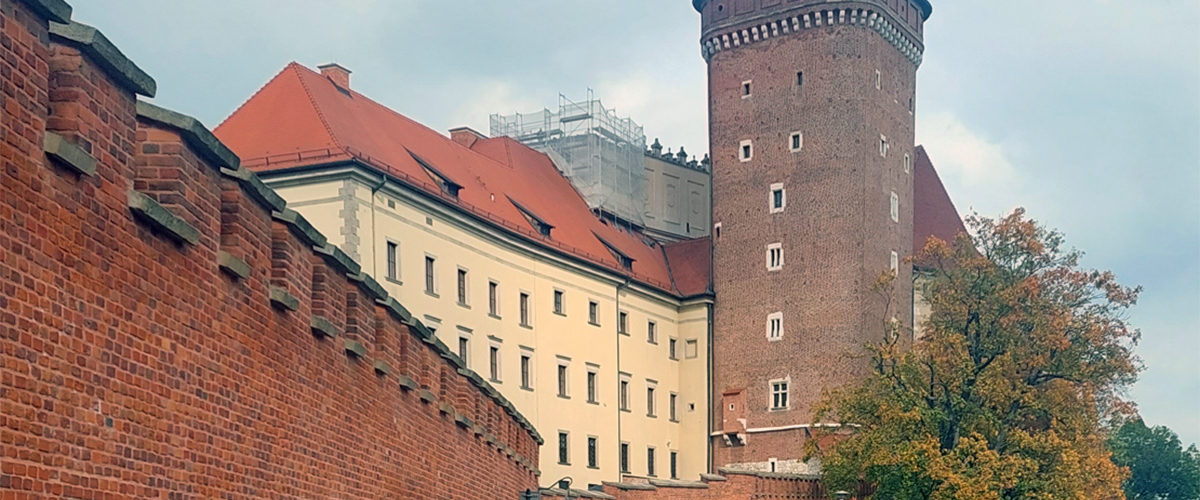 Zamek na Wawelu. Widok na wieżę Lubrankę, Kuchnie Królewskie