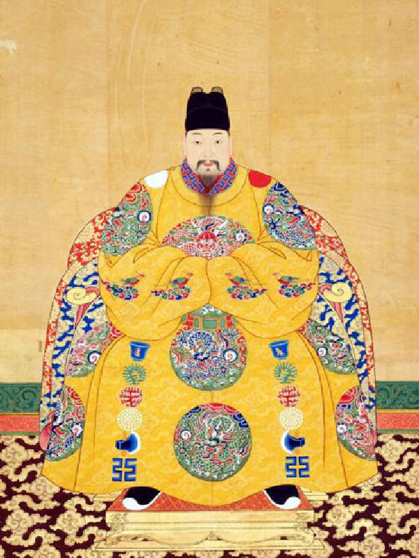 Chongzhen, ostatni cesarz z dynastii Ming (domena publiczna).