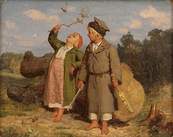 Dzieci wiejskie Wojciech Gerson (domena publiczna).