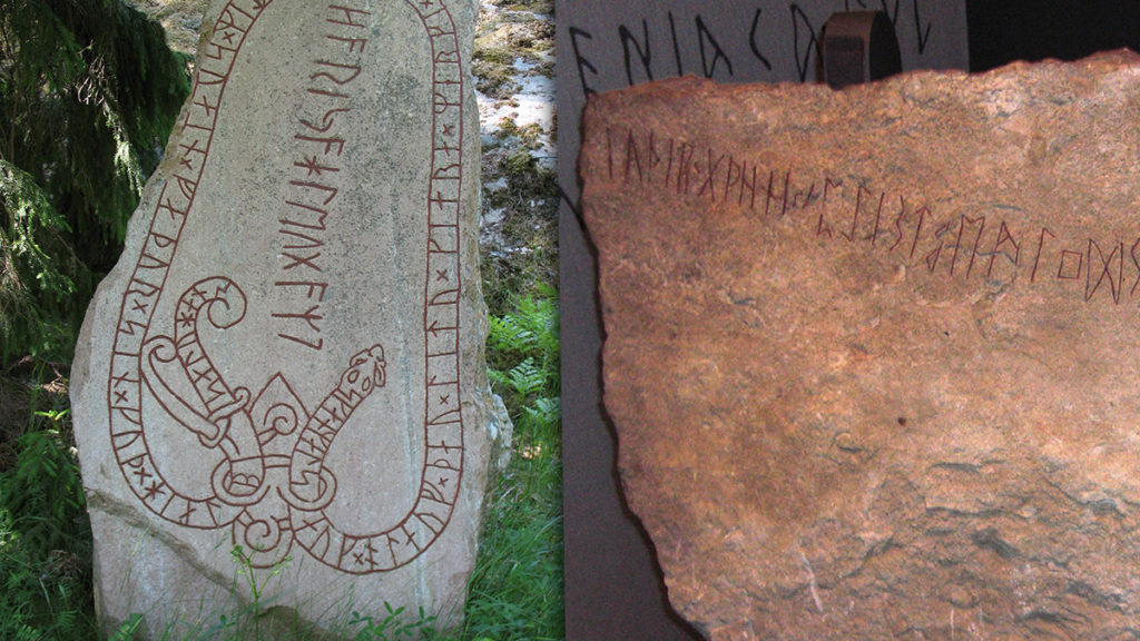 Kamienie runiczne z napisami w starszym futharku