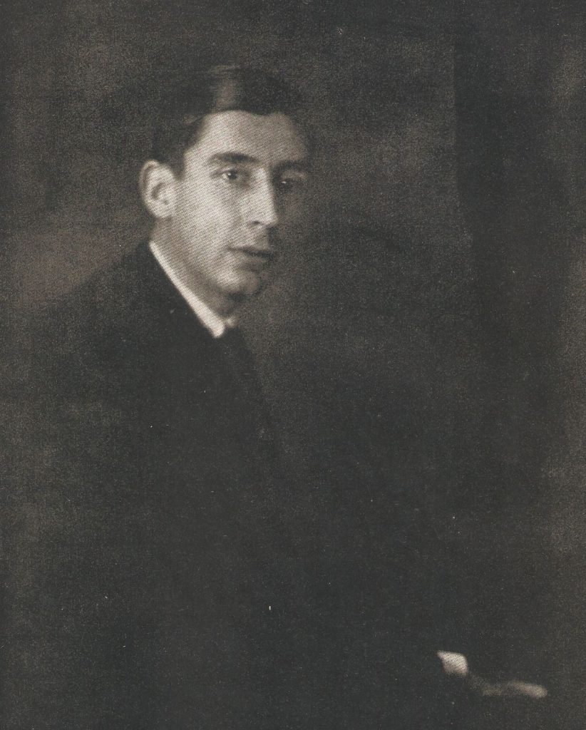 Przyjaciel Picassa José Bergamín (na zdjęciu) określił stan w jakim znajdował się malarz podczas pracy na Guernicą jako „hiszpańską furię" (domena publiczna).